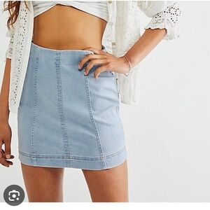 Wild Fable Light Blue Denim Skirt